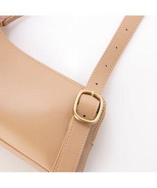 UNBILLION カシュカシュ cachecache / アシンメトリーバックルショルダー ベージュ