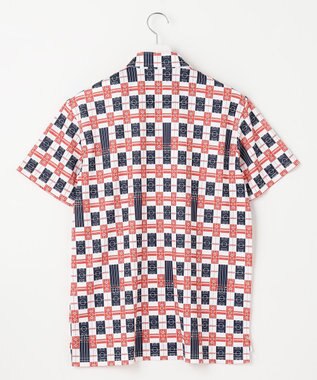 23区GOLF 【MEN】【吸水速乾/UVカット】フィールドチェック柄ポロシャツ ネイビー系3