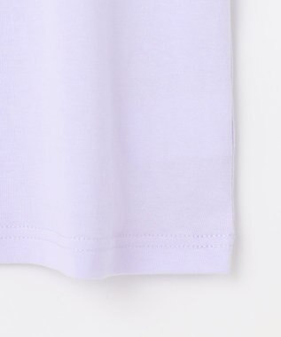 ANY KIDS 袖レース ケーキプリント Tシャツ ラベンダー