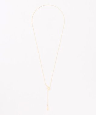 ANY ドロップラリエットネックレス ゴールド