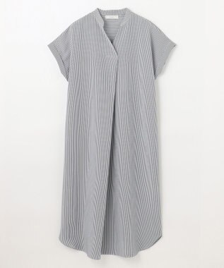 ANY 【洗濯機可】サッカーストライプワンピース ネイビーストライプ