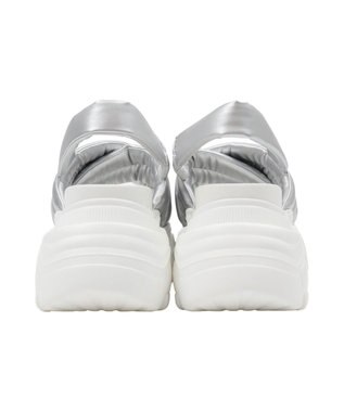 WEGO パテッドクロス厚底サンダル シルバー