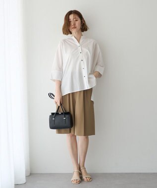 YECCA VECCA ペーパータッチドルマンシャツ Off White
