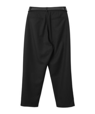 WEGO TRベルト付きスラックス ブラック