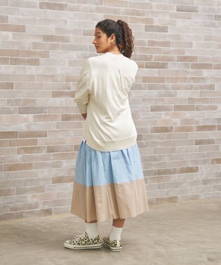 J.PRESS YORK STREET 【WOMEN】シアーカーディガン アイボリー系