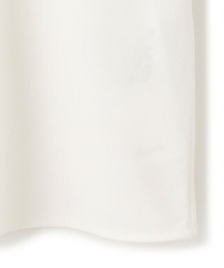 ICB 【洗える】マラボーテジョーゼット デザインカットソー オフホワイト系