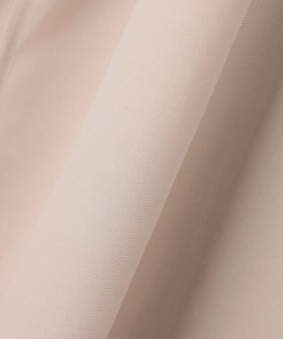 23区 L 【洗える】シアーマットクロス ロング シャツ ベージュ系