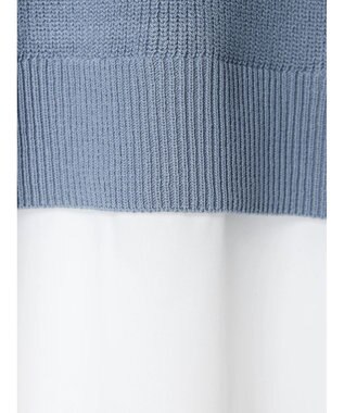 Green Parks ニットドッキングチュニック Blue