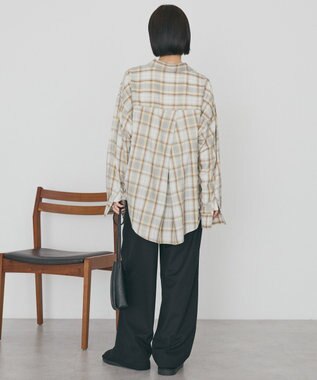 AMERICAN HOLIC 【イージーケア】ベイカーリラックスパンツ Black