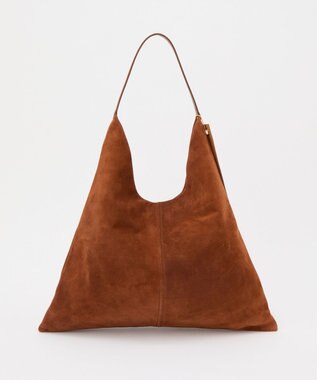 russet 【2025AW新作】本革スエードワンショルダーバッグ(CE-1583) Brown