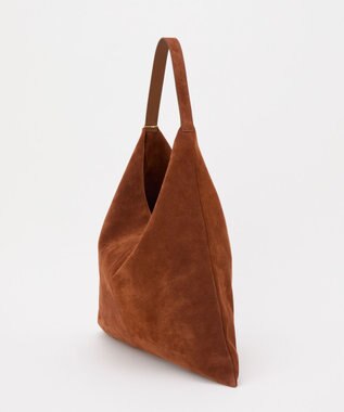 russet 【2025AW新作】本革スエードワンショルダーバッグ(CE-1583) Brown