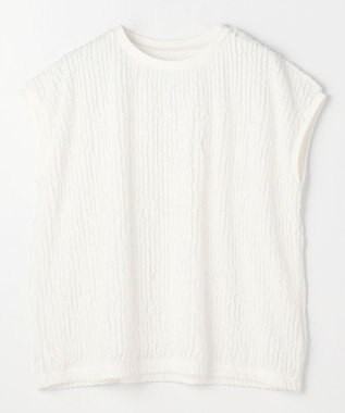 ANY L レースフレンチスリーブプルオーバー オフフリル