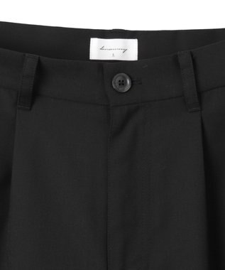 WEGO TRベルト付きスラックス ブラック