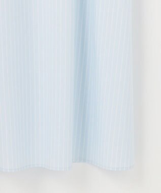 自由区 L エンブロイダリーブロード ワンピース サックス×オフ