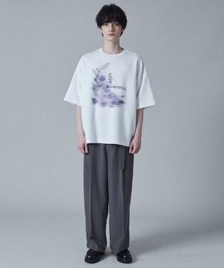 WEGO トロミドルマンフラワーモチーフT（S） 柄2