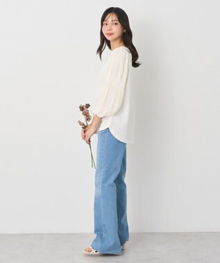 earth music&ecology マジョリカプリーツプルオーバー Off White