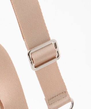 LA BAGAGERIE モノグラム　スクエアナイロントート ピンク