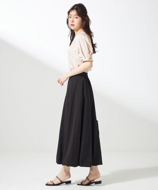 ANY SIS S 【洗える】バルーン スカート ブラック