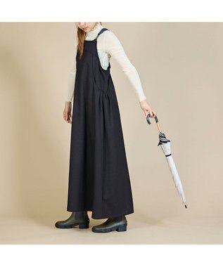 MODE ET JACOMO <carino>【レイン対応】サイドゴアレインブーツ カーキ