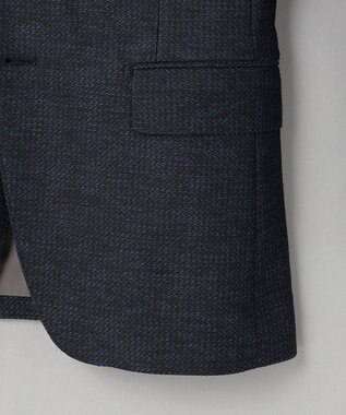 GOTAIRIKU カーディガンジャケット秋冬版【洗える/シワになりにくい/ストレッチ】リンクス BIZ ジャケット ネイビー系8