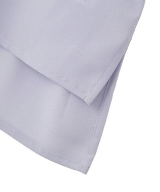 YECCA VECCA フリルデザインブラウス Sax