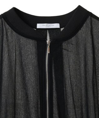 Green Parks チュールブルゾン Black