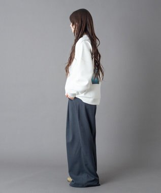 WEGO 【ユニセックス着用ITEM】アクセ付きフォトグラフィックプルオーバー ホワイト