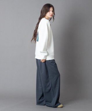 WEGO 【ユニセックス着用ITEM】アクセ付きフォトグラフィックプルオーバー ホワイト