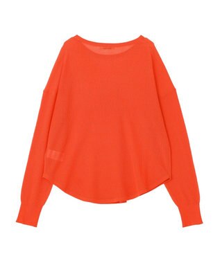 Green Parks シアーニットプルオーバー Orange