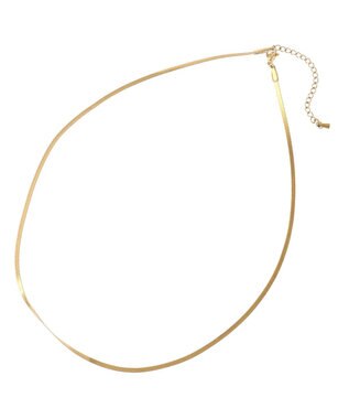 AMERICAN HOLIC ステンレス　シンプルチェーンネックレス Gold