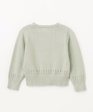 組曲 KIDS 【80-100㎝】クラシック カーディガン ミント系