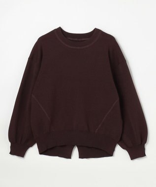 ANY スウェットライクニット ブラウン