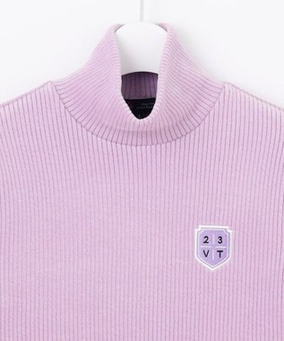 23区GOLF 【WOMEN】【吸湿発熱】グランサーモ モックネック カットソー ライラック系