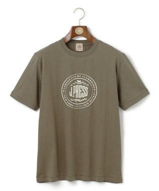 J.PRESS MEN 【WEB限定】オーバルロゴ Tシャツ カーキ系