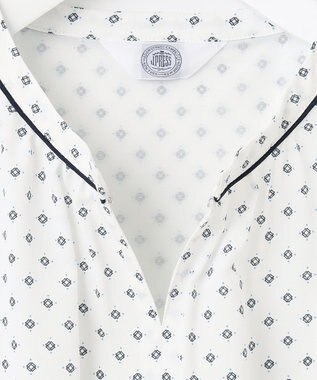 J.PRESS LADIES L 幾何プリント カットソー ホワイト系5