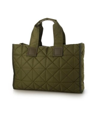 UNBILLION カシュカシュ cachecache / ボックスパテッドキルト2wayトート カーキ