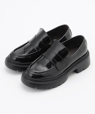 【加藤ローサさん着用】ボリュームスタッズローファー