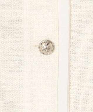 23区 【Oggi5月号掲載】サマーツイード ジャケット アイボリー系