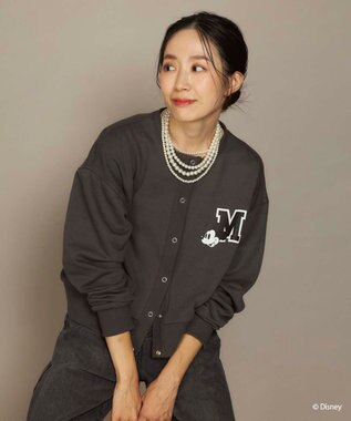 OP／FILA 【ocean pacific】ミッキー/裏毛カーディガン【Disney/ディズニー】