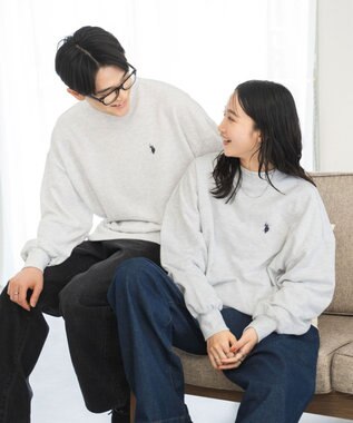 WEGO U.S. POLO ASSN.|別注ワンポイントスウェットプルオーバー グレーその他