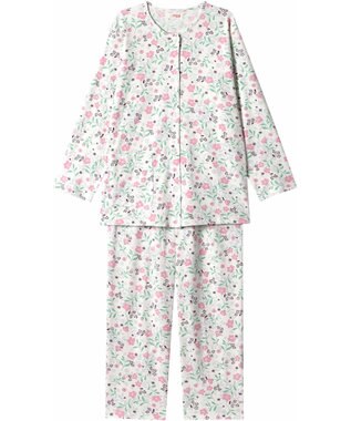 Wing 【数量限定　特別価格】 パジャマ 長袖 長ズボン 綿100％ スムース素材 レディース EP7993 ウイング／ワコール