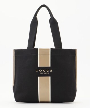 TOCCA 【A4サイズ対応・WEB＆一部店舗限定】PASSI CANVASTOTE キャンバス トートバッグ ブラック系