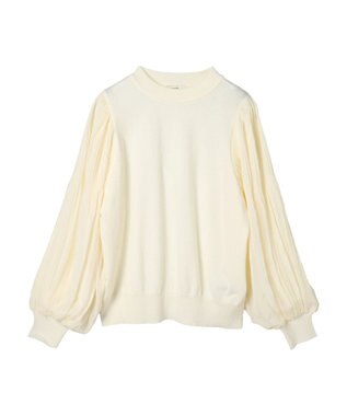 earth music&ecology マジョリカニットプルオーバー Ivory