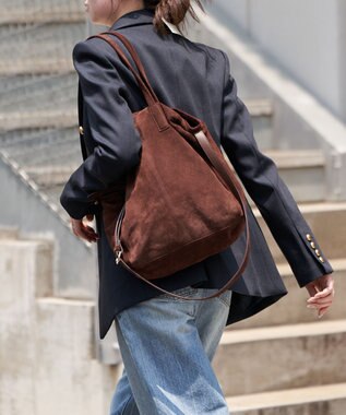スエード2WAYトートバッグ(CE-1577) / russet | ファッション通販