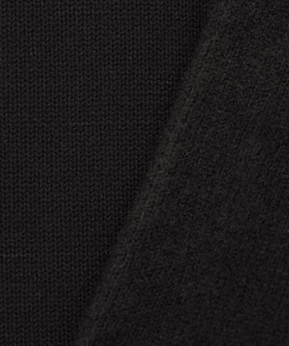 組曲 S プレーティングニットアウター ジャケット ブラック系