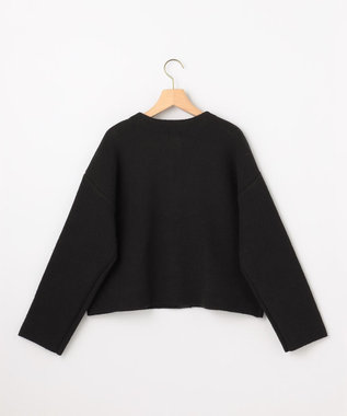 組曲 S プレーティングニットアウター ジャケット ブラック系