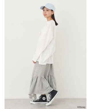 earth music&ecology Ｄｉｓｎｅｙ／キラキラフィガロロンＴ White