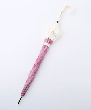 ANY SIS 【WEB・一部店舗限定】切り継ぎフラワー アンブレラ ピンク