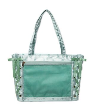 WEGO 【痛バ＆推し活グッズ】ポルカドットレースアップ痛バッグS