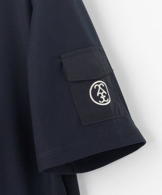 23区GOLF 【WOMEN】機能に優れた新素材「AIR TOOL」で暑い夏を快適に コンビ素材 ワンピース ネイビー系